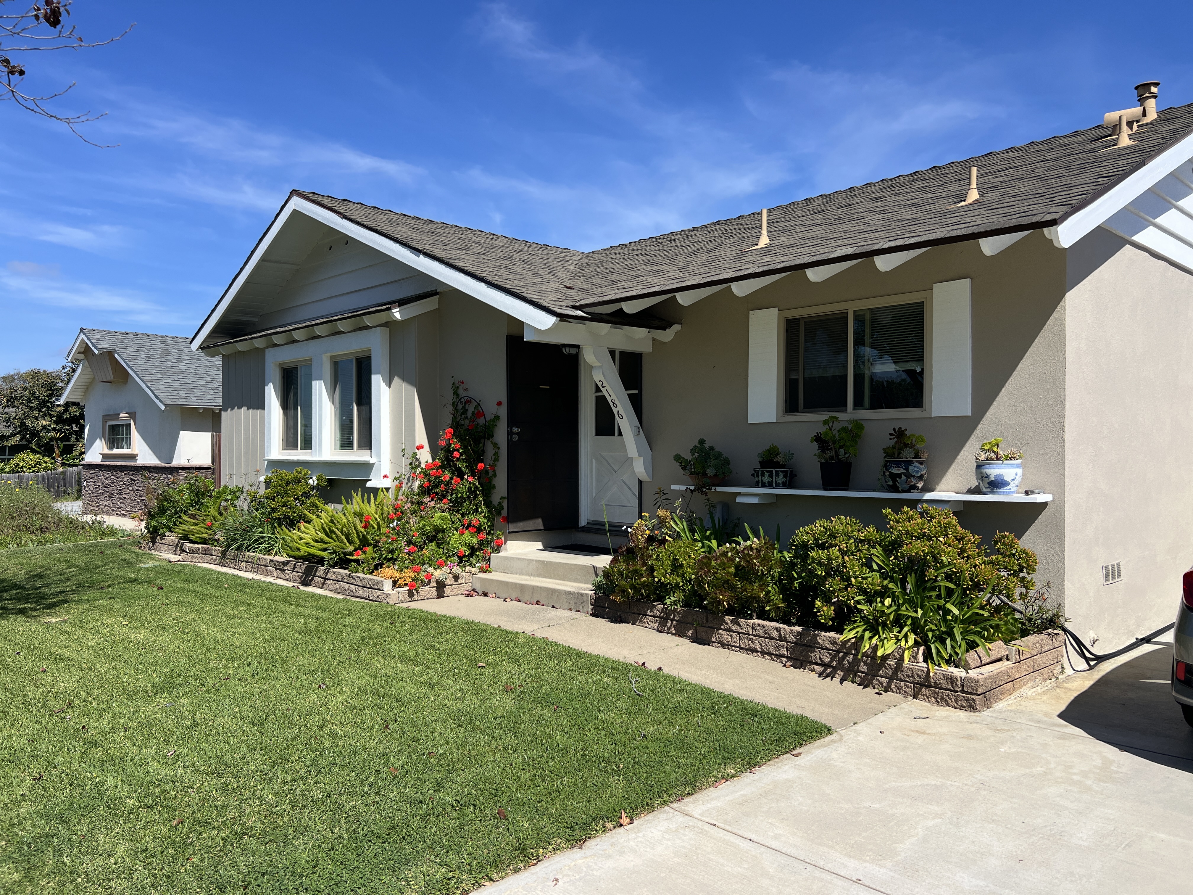 Agape House 2 entrance and landscaping
